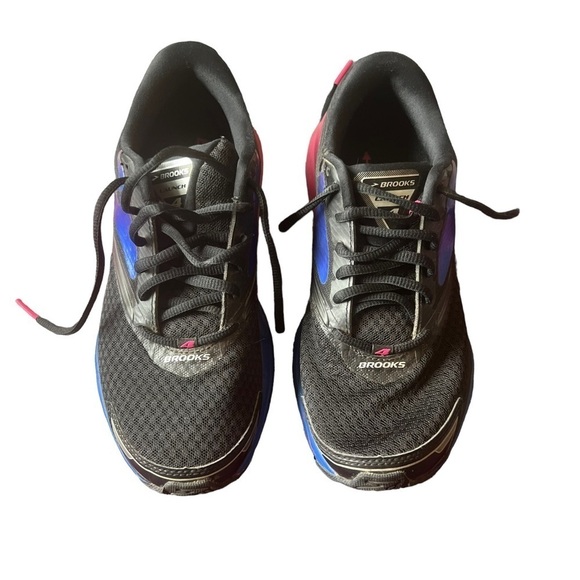 Brooks launch 4 DNA size 6 1/2. Black, blue& pink - Picture 5 of 9